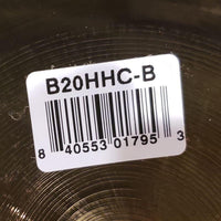 Cymbale crash Meinl Byzance Brilliant Heavy Hammered 20" B20HHC-B