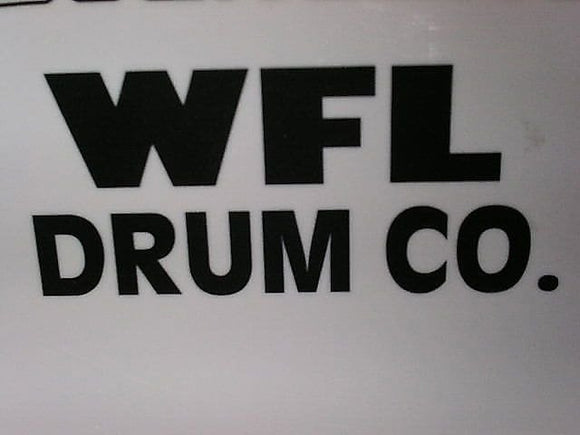 WFL Black Vintage Logo Replacement Sticker