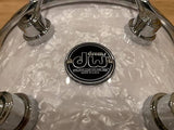 DW 8x14" Performance Series Snare Drum in White Marine Pearl FinishPly