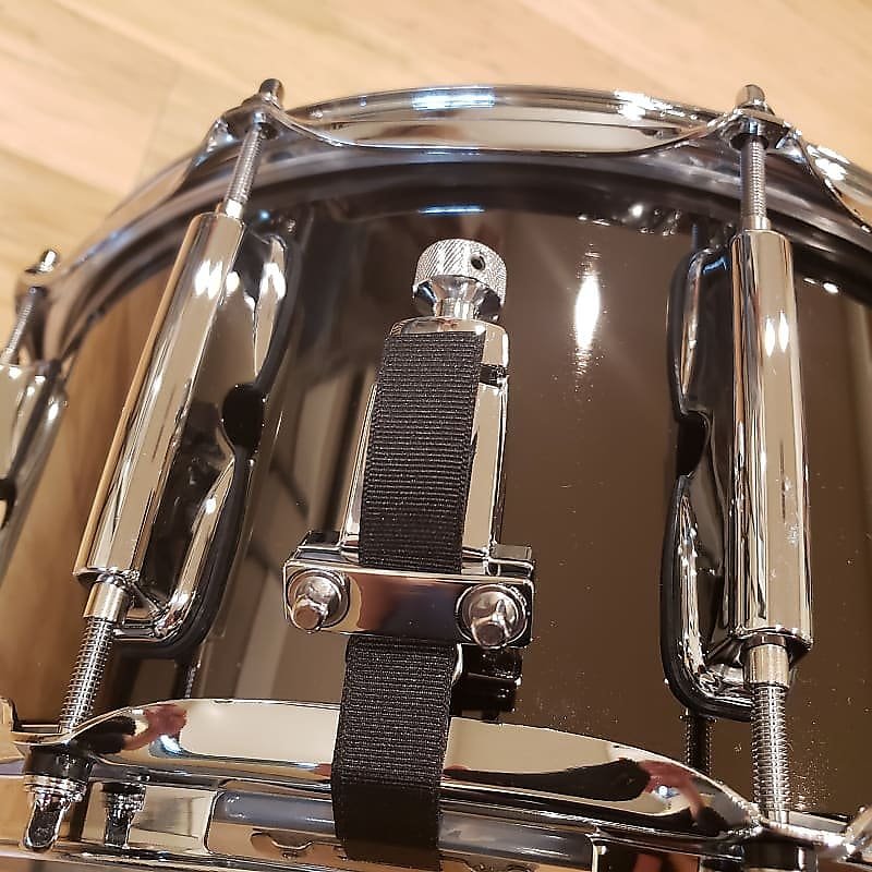 Dixon 6.5x14" Gregg Bissonette SIgnature Black Nickel over Steel Snare Drum *IN STOCK*