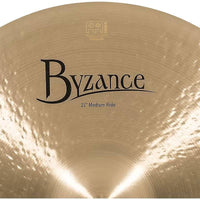 Meinl B21MR-B 21" Byzance Brilliant Medium Ride Cymbal w/ Video Demo