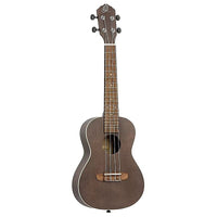 Ortega Guitars RUCOAL Earth Series Concert Ukulele in See Thru Black w/ Demo Video