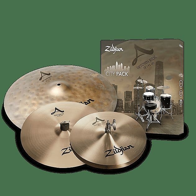 Pack de cymbales Zildjian ACITYP248 A Zildjian City avec lien vidéo