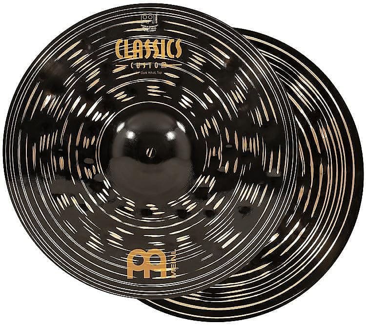 Hi-Hat Meinl 14" Classics Custom Dark (paire) CC14DAH avec démo vidéo