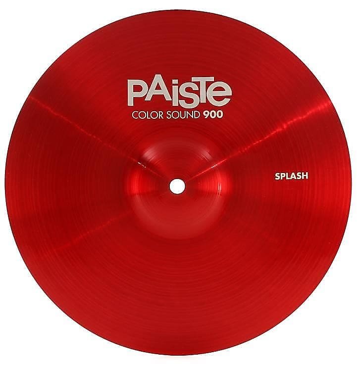 Platillo Paiste Color Sound 900 Splash rojo de 10"