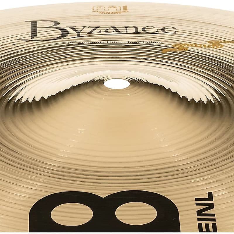 Meinl Byzance Brilliant B14SH-B 14" Serpents Hi Hats, pair