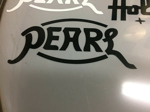 Pearl Black 60's Logo Replacement Sticker (Hi Quality 3M!)