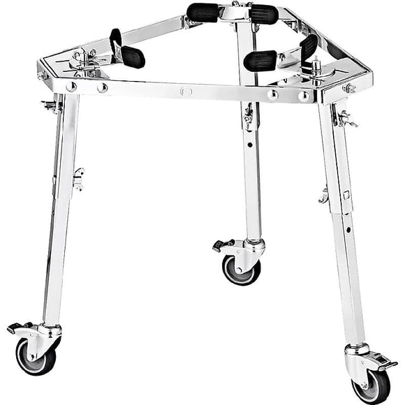 Meinl TMPC Chrome Plated Steel Professional Basket Conga Stand w/ Wheels