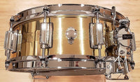 Caisse claire personnalisée Rogers 5x14" B7 Brass Dyna-Sonic