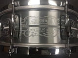 Gretsch G4160-A135 135th Anniversary Engraved Aluminum Snare Drum w/ FREE Case