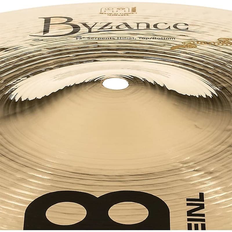 Meinl Byzance Brilliant B13SH-B 13" Serpents Hi Hats, pair