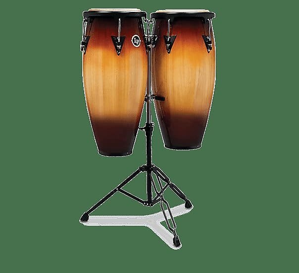 Ensemble de congas 10"/11" de la série Aspire de LP Latin Percussion LPA646-VSB