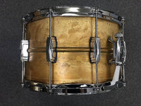 Ludwig LB484R Raw Brass Phonic 8x14" Snare Drum w/ Imperial Lugs