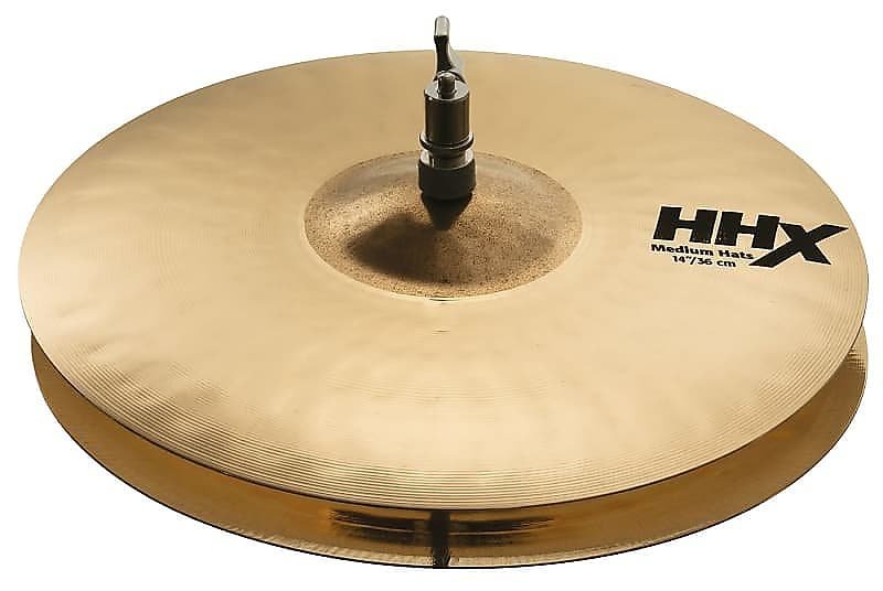 Cymbales Sabian 11402XMB 14" HHX Brilliant Medium Hi-Hat (paire)