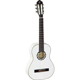 Ortega Guitars Family Series 3/4-Sized Nylon String Guitar in Gloss White w/ Gig Bag & Video Link