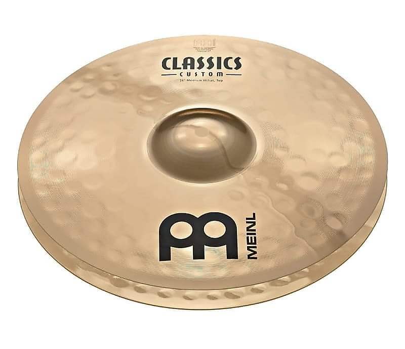 Meinl 15" Classics Custom Brilliant Medium Hi-Hat (Pair) CC15MH-B