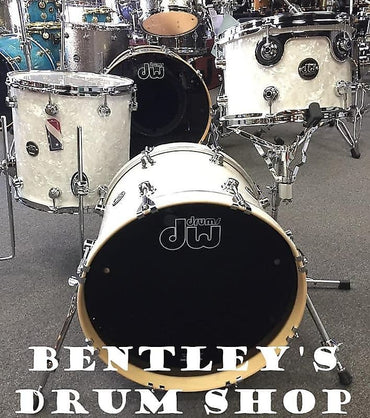 DW 12/14/18 Performance Series Bop Kit Set in White Marine Pearl