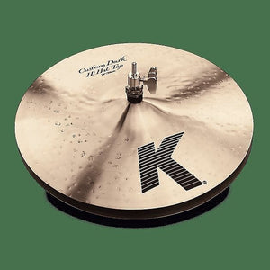 Zildjian K0943 14" K Custom Dark Hi-Hat (Pair) Cymbals w/ Video Link