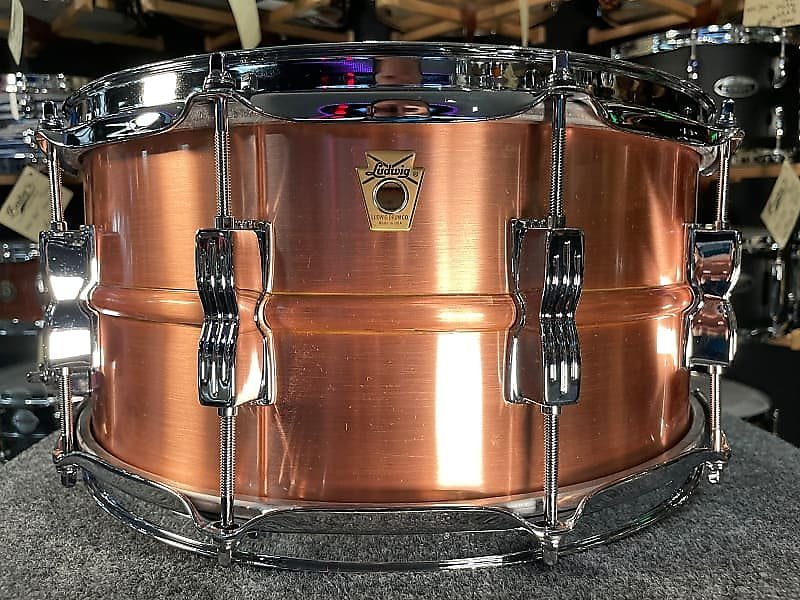 Ludwig LC654B 6.5x14" Acro Copper Snare Drum w/ Video Demo