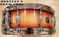 Gretsch USA Custom 5.5x14" Snare Drum in Amber Walnut Burst Finish