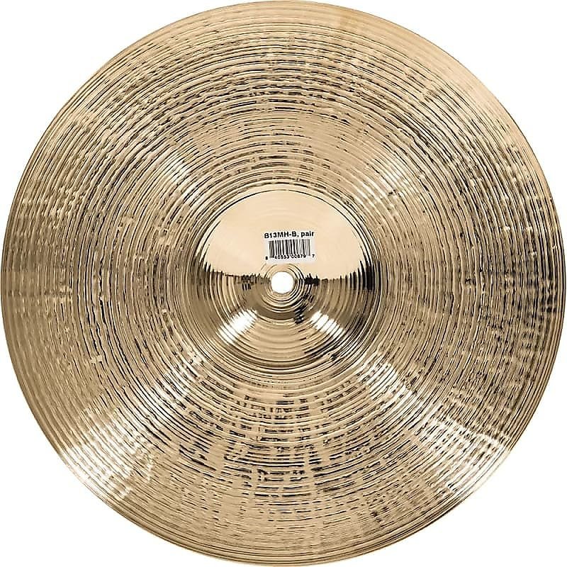 Meinl Byzance Brilliant B13MH-B 13" Medium Hi Hats, pair