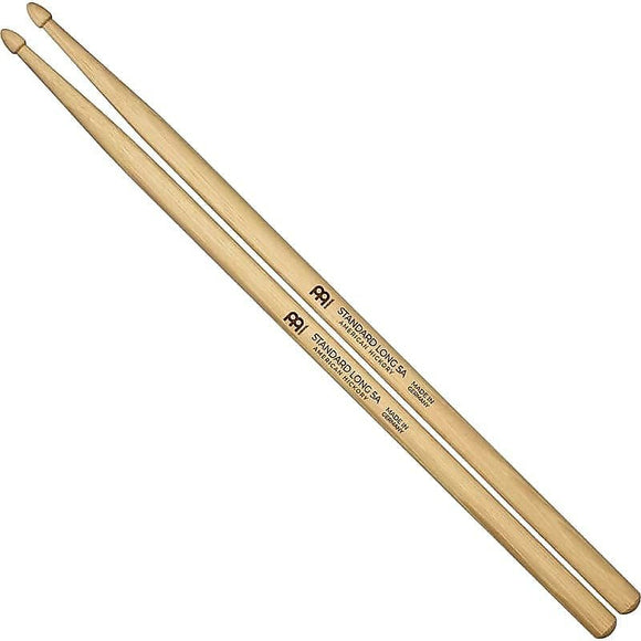 Meinl SB103 Standard Long 5A (Pair) Drum Sticks w/ Video Link Wood Tip