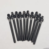 Black Nickel 2 7/8" Tension Rods (Lot of 10)