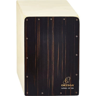 Ortega Guitars OSTBCJ-BU Percussion Series Stomp Box Cajon Bundle w/ Gig Bags