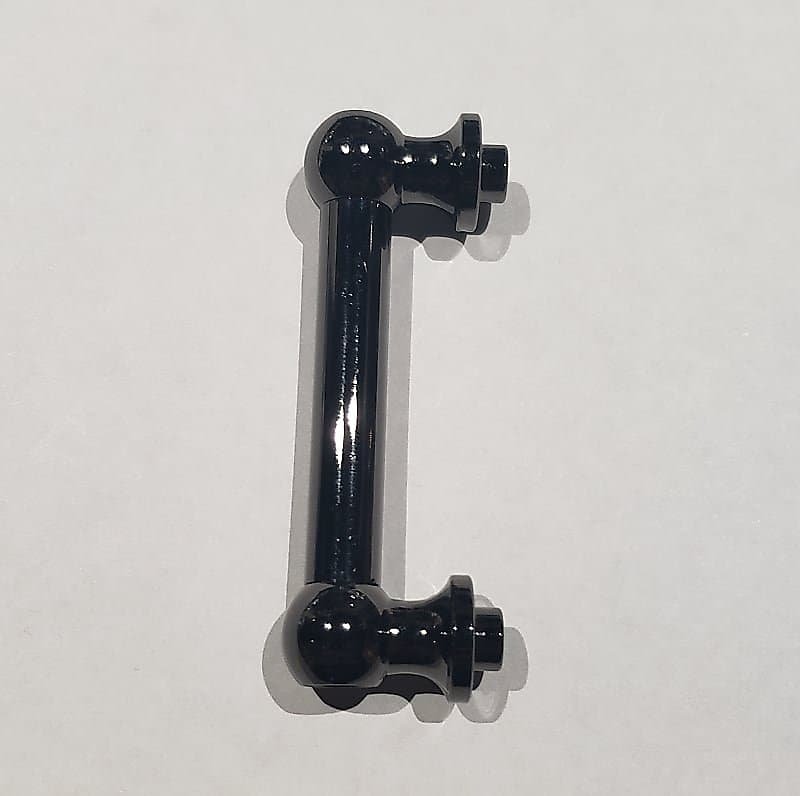 Cosse de tube en nickel noir de 2 po avec vis de support