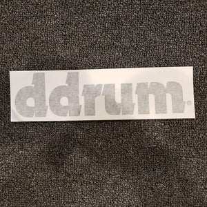 ddrum Black Logo Replacement Sticker