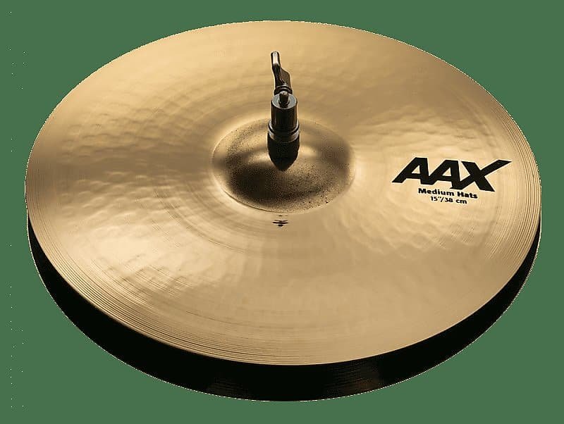 Cymbales Sabian 21502XCB 15" AAX Brilliant Medium Hi-Hat (paire)