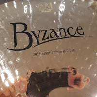 Cymbale crash Meinl Byzance Brilliant Heavy Hammered 20" B20HHC-B