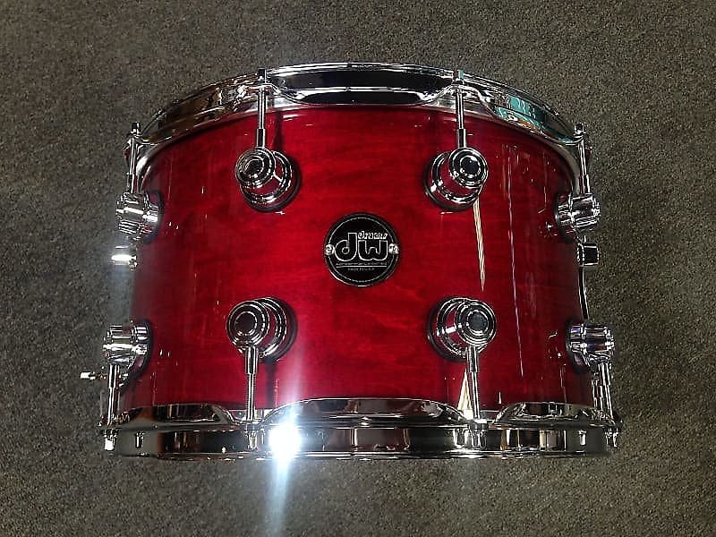 DW 8x14" Performance Series Snare Drum in Cherry Stain Lacquer