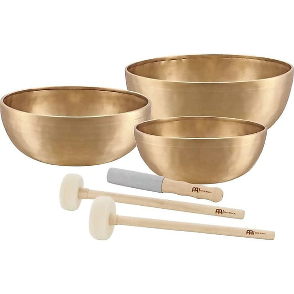 Meinl Sonic Energy SB-E-5400 1400G, 1800G & 2200G 3-Piece Energy Therapy Series Singing Bowl Set
