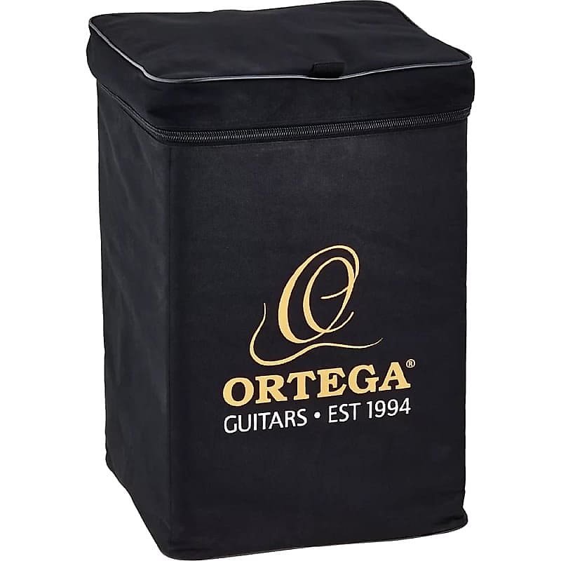 Ortega Guitars OSTBCJ BU Percussion Series Stomp Box Cajon Bundle w Gig Bags