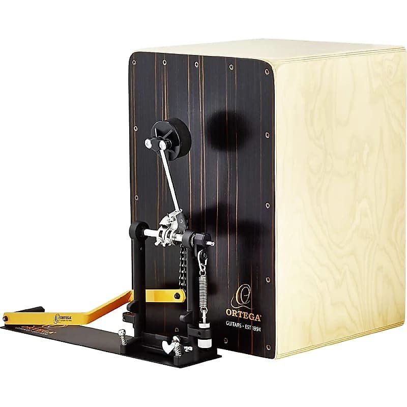 Ortega Guitars OSTBCJ-BU Percussion Series Stomp Box Cajon Bundle w/ Gig Bags