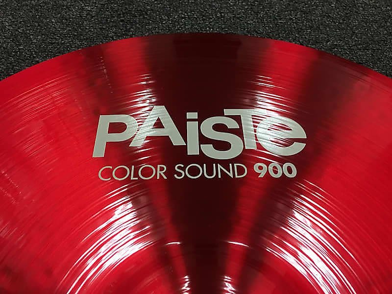 Cymbale Crash Paiste 19" Color Sound 900 Rouge *EN STOCK*