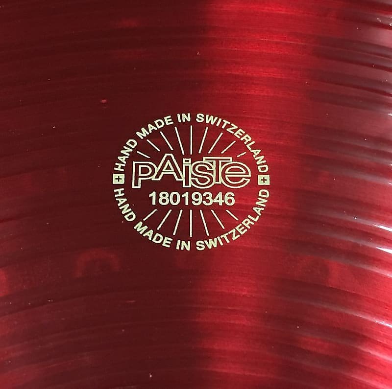 Cymbale Crash Paiste 19" Color Sound 900 Rouge *EN STOCK*