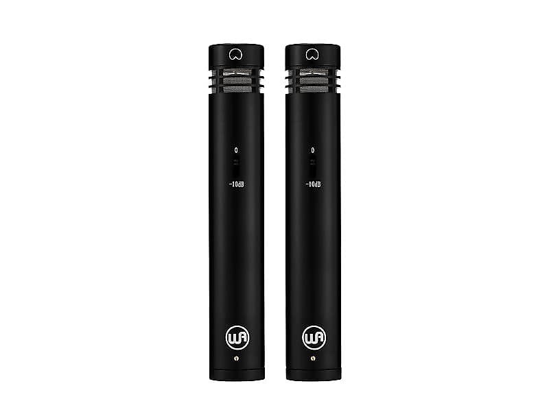 Paire de microphones à condensateur à petit diaphragme Warm Audio WA-84 en noir