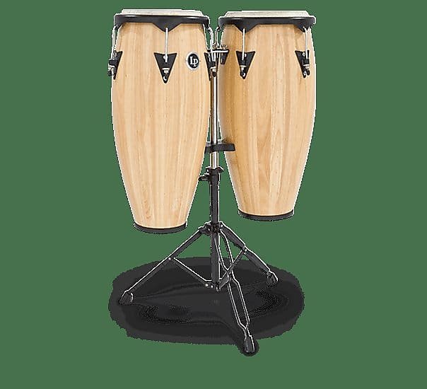 Ensemble de congas LP Latin Percussion LP646NY-AW City Series avec support (précommande)