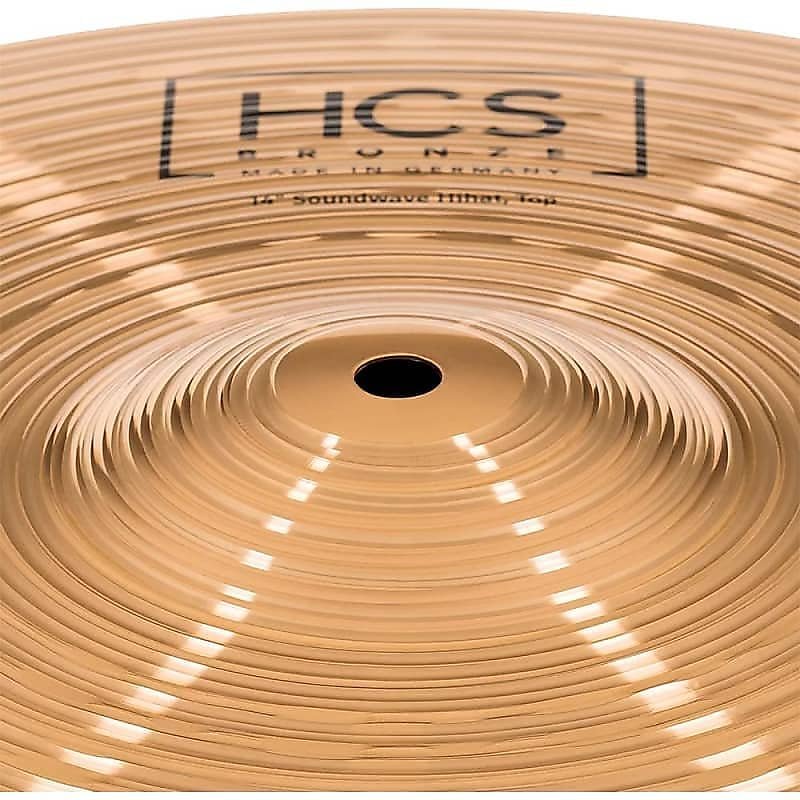 Meinl HCS Bronze HCSB14SWH 14" Soundwave Hihat, pair