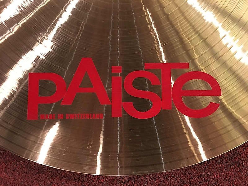 Cymbale Crash fine Paiste 18" 2002 *EN STOCK*