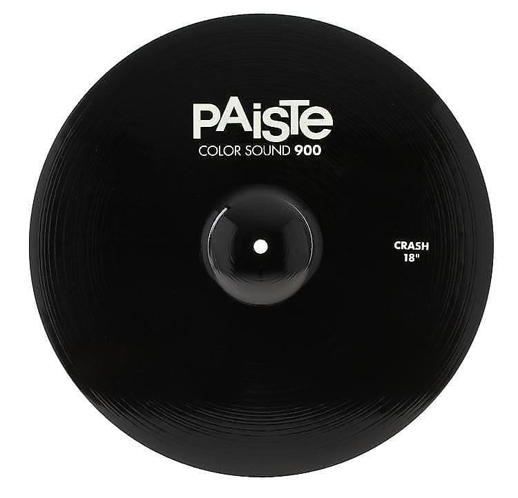 Cymbale crash Paiste Color Sound 900 Series 18" noire