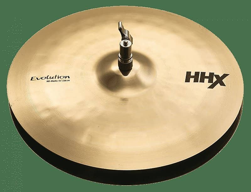 Sabian 11502XEB 15" HHX Brilliant Evolution Hi-Hat (paire) Cymbales