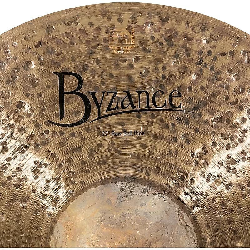 Meinl B22RBR 22" Byzance Dark Raw Bell Ride Cymbal w/ Video Demo