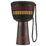 Meinl ADJ7-L 12" Original African Style Rope Tuned Black Wood Djembe