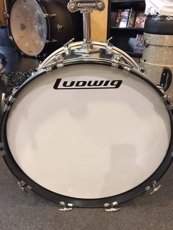 Ludwig Mid-70s Black Logo Sticker