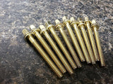 Brass 2.5" Tension Rods (Lot of 10)