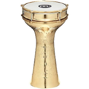 Meinl HE-215 7 7/8" x 15.5" Brass Plated and Hand Hammered Copper Darbuka