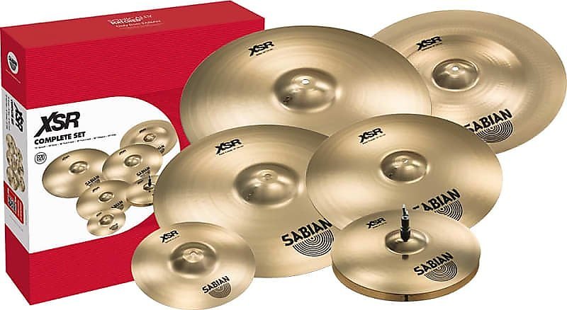 Ensemble complet Sabian XSR5006B XSR Brilliant